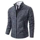 Riolio New fashion men's knitted sweater cardigan Joker comfortable warm casual coat