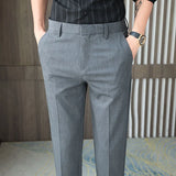 Riolio  New Men's Trousers High-end Men's Slim Long Summer Thin Casual Pants