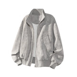 Riolio  Jacket Men Autumn New Arrival Short Loose Tie Dye Jacket Stand Collar Casual Streetwear Outerwear Bomber