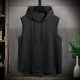 Riolio Short Sleeve Quick Dry Vest Men's For 2024 Summer Black Grey Tshirt GYM Tank Top Tees With Hoodies Fashion Clothes OverSize 4XL