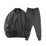 Riolio  Men's Fitness Sports Style Outdoor Casual Zipper Set In Stock