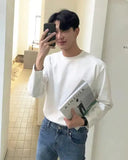 Riolio  Ele Pure Cotton Long Sve Engineer irt for Men Outdoor Wear Resistant Faionable Slim Fit Autumn Season Busin Cas...