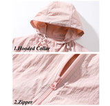 Riolio  Spring Summer Mens Ultra Light Hiking Jacket Outdoor Men Quick Dry Sun Screen Hooded Coats Men Sports Breathable Fishing Jackets