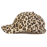 Riolio Children Leopard Print Baseball Caps Spring Autumn Outdoor Adjustable Casual Hats Boy Girl Travel Sunscreen Hat