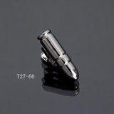 Riolio  Fashion Tie Clip For Men Novelty Personalized Necktie Bars For Shirts Tie Clip Glasses Feather Beard Key Collar Clip Silver Bars