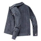 Riolio Wellsome Men's Streetwear Motorcycle Corduroy Coats Winter Bomber Jackets Men's Windbreaker Multi-pocket Cotton Cargo Parkas