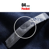 Riolio Winter Jacket Men Warm Coat Thick Fleece Male Zipper Hooded Jackets Casual Hooded Sportswear Outerwear Long Sleeves Sports Hoody