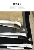 Riolio Autumn Winter Men's Korean Fashion Casual Thin Small Straight Leg Korean Loose Crop Pants Comfortable Versatile Pants