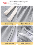 Riolio Spring Autumn Men Sweatpants Korean Fashion Sportswear Drawstring Wide Leg Straight Track Pants Cotton Casual Loose Trousers