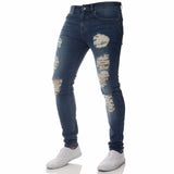 Riolio Jeans Men Pants Wash Solid Color Multi Pockets Denim Mid Waist Cargo Jeans Plus Size Fahsion Casual Trousers Male Daily Wear