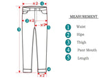 Riolio  High Quality Men's Elastic Cotton Jeans Fashion Light Blue Comfortable Business Straight Casual Pants Luxury Brand Trousers