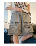 Riolio Mens Summer Cargo Shorts Multi Pocket Casual Outdoor Sports Workwear Lightweight Comfortable Hiking Shorts Trendy Fashion