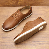 Riolio  Men Sneakers Fashionable comfortable leather shoes men casual shoe