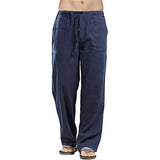 Riolio  Oversized Harajuku Trousers Men Loose Cotton Linen Pants Gym Sweatpants Men Training Jogger Pants Casual Sport Pants Man Clothes