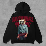 Riolio Mental Health Matters Print Hoodies Women Men Streetwear Oversized Sweatshirt Goth Y2k Top Harajuku Pocket Hoodie Men Clothing