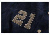 Riolio  Vintage Varsity Jacket Men Embroidered Bomber Jacket Women Youth Campus Spring Autumn Baseball Jackets Men Clothes