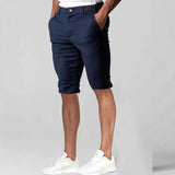 Riolio  Summer New Men's Casual Shorts Waterproof Trousers Japanese Business Versatile Elasticity Waist High GualityShorts Pant For Male