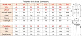 Riolio  Men's Suit 3 Pieces Set Solid Color Slim Fit Business Leisure Banquet Wedding Groom Dress Jacket Vest with Pants