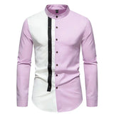 Riolio Luxury Clothes Men Blusas Estampadas Dress Shirt Patchwork Color Wedding Party Social Festival Hombre Steampunk Gentleman Shirts