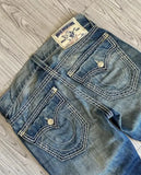 Riolio Y2K Retro Straight Wide-leg Jeans for Women with Old Design Embroidery Loose High-waisted Jeans Women Street  Style Streetwear