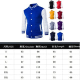 Riolio Fashion Slim Fit Baseball Men's Coat Personalized Casual Sports Male Jacket  New Printed Stand Up Collar Cardigan Outwear