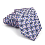 Riolio  High Quality Classic Men's 7.5cm Tie Soft Smooth Green Blue Colorful Paisley Flower Necktie Daily Wear Business Accessories Gift