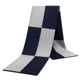 Riolio  Men Scarf For Man Winter Copy Cashmere Shawl Luxury Brand Scarf Soft Keep Warm Outdoor Grey Knit Neckerchief Men Shawl Wrap Gift