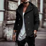 Riolio  Foreign trade cross-border American heavy workwear retro commuter single-breasted lapel jacket casual long-sleeved shirt plush p