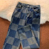 Riolio Spring Autumn Vintage Loose Casual Fashion Straight Jeans Hombre Hip Hop Harajuku Y2K Denim Pants Male Streetwear Trousers Men