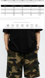 Riolio  American High Street Retro Multi-pocket Work Camouflage Casual Shorts