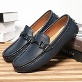 Riolio  New Trendy Men Casual Shoes Big Size 38-46 Summer Driving Loafers Breathable Man Business Footwear Slip on Falts Comfy Moccasins