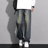 Riolio  Jeans for men spring and autumn new styles loose and versatile straight leg pants trendy for men wide leg pants for men