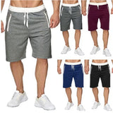 Riolio Summer Korean Edition New Men's Sports Running Casual Shorts Trendy and Fashionable Zipper Pocket Straight Split Pants