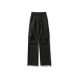 Riolio Men Cargo Pants Ribbon Hip Hop Jogging Pants Male Casual Streetwear Harem Trousers Pockets New Elastic Waist Woman Sweatpants