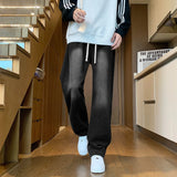 Riolio  Jeans for men spring and autumn new styles loose and versatile straight leg pants trendy for men wide leg pants for men