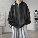 Riolio  Retro Tie-dye Printed Hoodie Men Fleece Warm Pullover Sweatshirts High Street Hip Hop Streetwear Oversized Unisex Hoodie