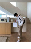 Riolio Korean Style High-end Straight-leg Casual Pants Men's Spring Summer Loose Trousers American 2025 New Trendy Wide-leg Pants Chic