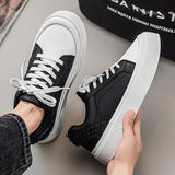 Riolio  Spring Men's Thick soled Board Shoes Fashion Student Sports Shoes Large Men's Casual Single Shoes