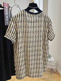 Riolio  Streetwear Fashion Mens T Shirts Striped Textured Breathable Loose T-shirt For Men Summer New Casual Crew Neck Short Sleeve Tees