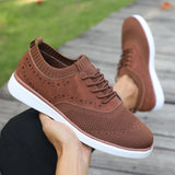 Riolio  Spring and Autumn Men's Breathable Sports Shoes, Fashionable Casual Dress Shoes, Oxford Elegant Men's Shoes, Men's Loafers