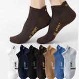 Riolio 4 Pairs Man Cotton Short Socks Fashion Breathable Mesh Men Comfortable Casual Ankle Sock Pack Male Street Fashions