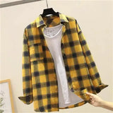 Riolio  Long Sleeve Shirts And Blouses For Men Plaid Elegant Cotton Luxury Man Tops Social Korean Style New In Hipster Spring Clothing