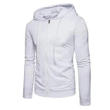 Riolio Autumn Men Sweatshirts Long Sleeve Jacket Hoodie Zipper Closure Jacket Male Hoodies Sweatshirt Slim Fit Male Clothing