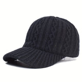 Riolio  Winter Baseball Cap Korean Version Trendy Fashionable Face-Slimming Japanese Versatile Warm Duck Tongue Hat