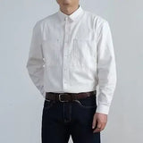 Riolio  New Youth Shirt Spring Autumn Thin Style Trendy Loose Men's Casual Double Pocket Korean Edition Handsome Long Sleeve Shirt Men