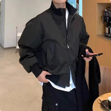 Riolio American Sle Cleanfit ort Baseball Jaet Men Loose Spring Autumn Bomber Flight Couple's Jaet 2025 Ox Cloth Sportswear