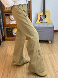 Riolio  Cleanfit Men's Slim Fit Straight Leg Workwear Pants Multiple Pockets High Street Style Autumn Fashion Straight Tube Trousers