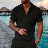 Riolio  Summer Men's New Trendy Brand Random Printing Fashion Two-piece Set Casual Loose Short-sleeved Shorts Set