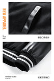 Riolio Bomber Wool Coat Premium Varsity Leather Wool Jacket High Street Jacket Men's Varsity Baseball College Leather Sleeves