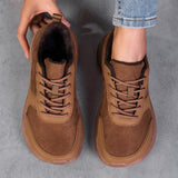 Riolio  Orthopedic Wide Toe Size 49 Walking Lightweight Casual Sneaker Winter Shoes Super Comfortable Suitable for Daily Wear Warm Plush